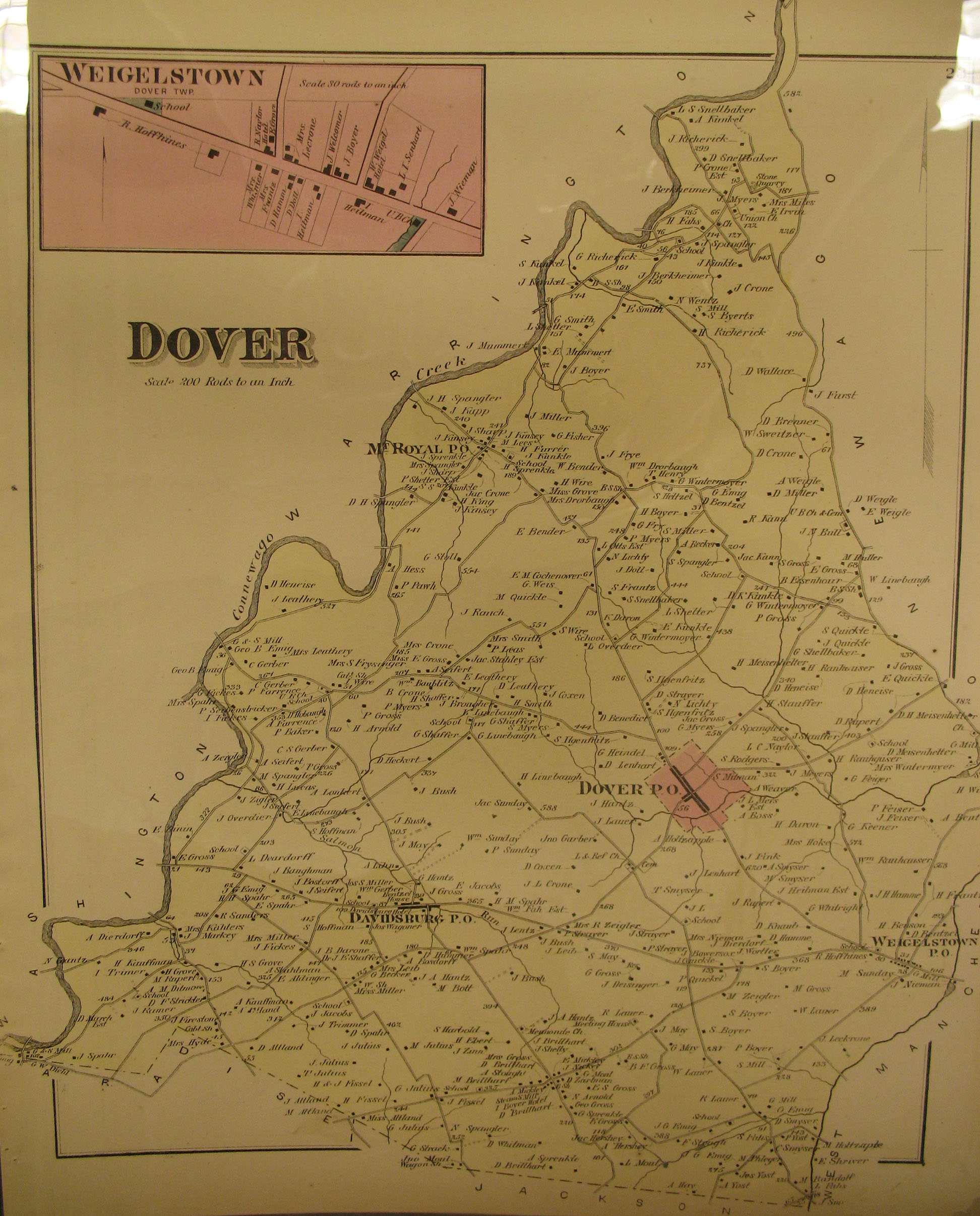 York County Landowners Ancestor Tracks